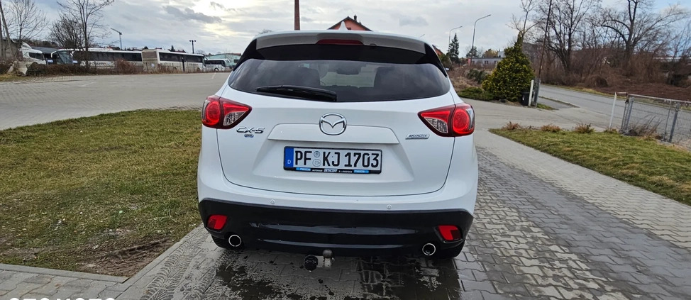 Mazda CX-5 cena 42800 przebieg: 157000, rok produkcji 2013 z Mońki małe 137